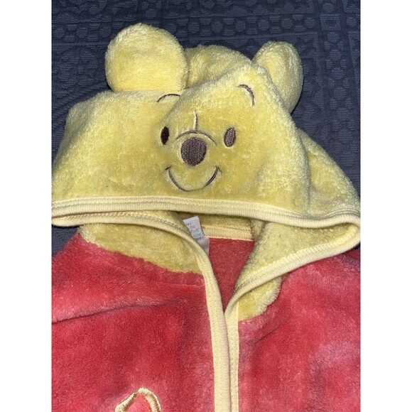 Disney Baby Winnie The Pooh Robe Yellow And Pink 24Mos Housecoat - Picture 5 of 8